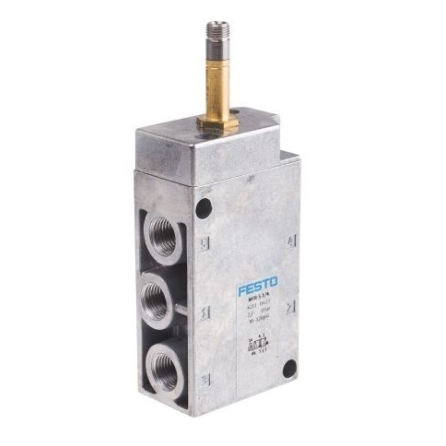 Festo (MFH-5-1/4) Pneumatic Solenoid Valve 5/2 Way (1/4″) Thread