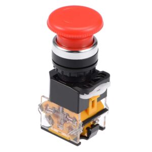 (LA38-11ZS) 22mm Emergency Stop Push Button (Pack of 5 Pcs)