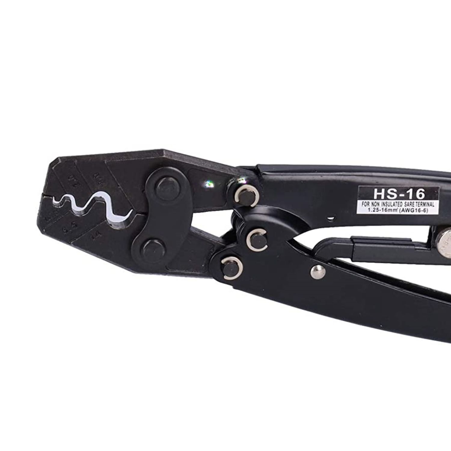 HS-16 Thimble Punch Crimping Plier hand Tool for (1.25 to 16mm) Thimble - Image 3