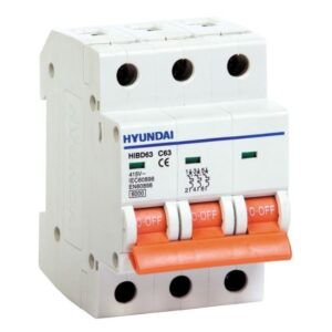 HYUNDAI Miniature Circuit Breaker 3pole (HIBD63)