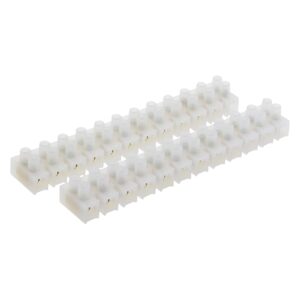JPI Wire Terminal PVC Connector Strip 100A 12way (Pack of 5 Pcs)