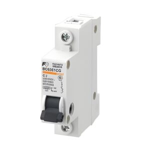 Fuji (BC-63) MCB Miniature Circuit Breaker 1Pole (2A, 4A) 10kA