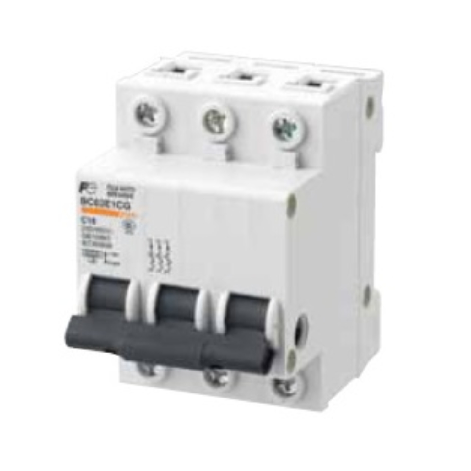 Fuji (BC-63) MCB Miniature Circuit Breaker 3Pole (10A, 16A, 20A, 32A) 10kA