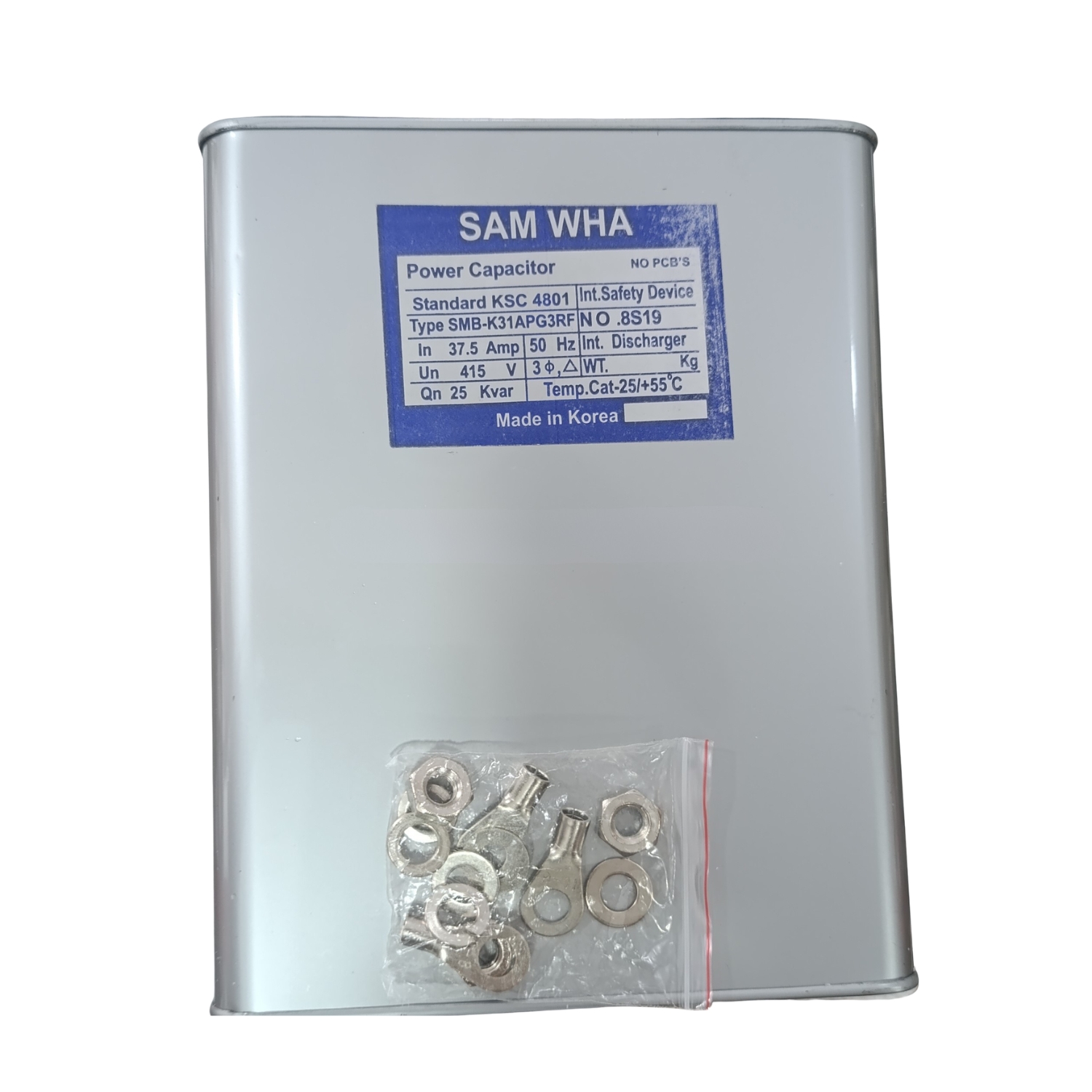 3 Phase Power Factor Capacitor SAMWHA 25Kvar