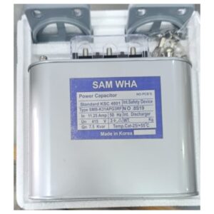 3 Phase Power Factor Capacitor SAMWHA 7.5Kvar