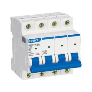 CHINT Miniature Circuit Breaker (MCB) 6kA (NXB-63C) 4pole