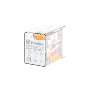 Finder (55.32) 8 Pin (Flat) Industrial Plug-In Relay