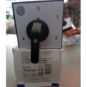 OPAS 4way 75Ampere Phase selector Rotary Change over Switch