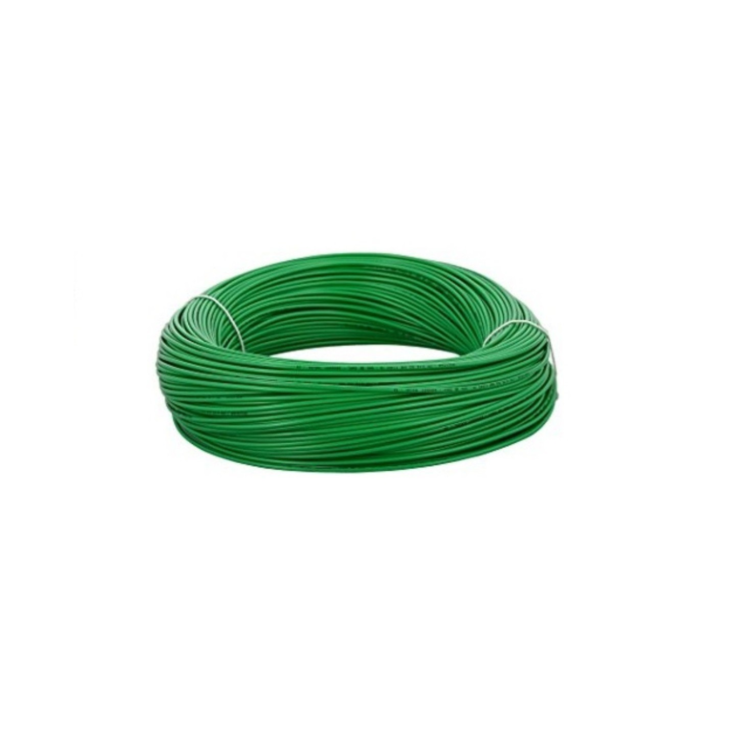 PVC Insulated 1 Core (23/76) Flexible Copper Electric Wire Roll 90 Meter (Green)