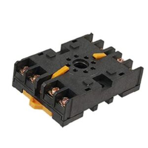 8 Pin Round Base/Socket with Lock (P2CF-08) Pack of 5 pcs