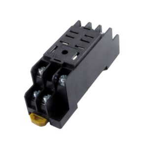 8 Pin Big Flat Pin Base (PTF08A) LY2 (Pack of 5 Pcs)