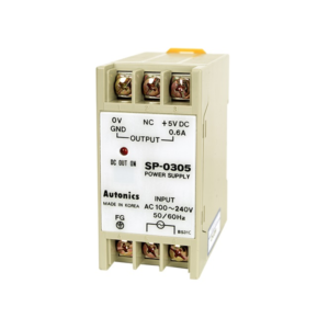 Autonics Switching Mode Power Supply (SP-0305) In 100~240 VAC, Out 5 VDC (0.6 Amp) Contact for price