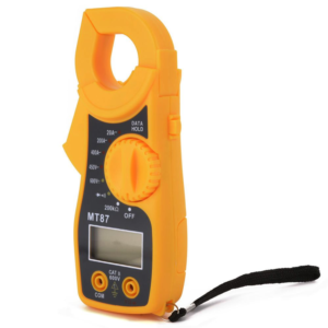 Digital Clamp multimeter with AC current, AC / DC voltage, resistance, diode and continuity tester