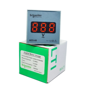 Schneider 60*60mm AC Volt meter Digital panel meter 500V AC (AES-60)