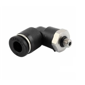 Pneumatic Push In L-Fitting 6mm * M5 Elbow Connector (Pack of 10 Pcs)