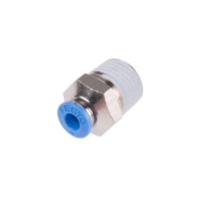 Festo Pneumatic Push-in fitting (QS-1/4-4) 4mm*1/4 inch Straight Connector (1 piece)