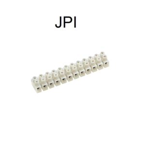 JPI Wire Terminal PVC Connector Strip 6A 12way (Pack of 50 Pcs)