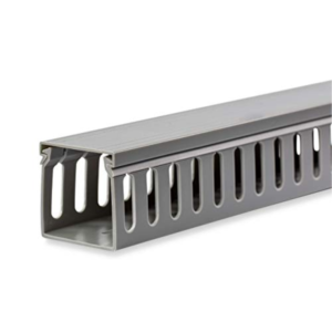 Slotted Cable Duct (33mm x 33mm) Grey