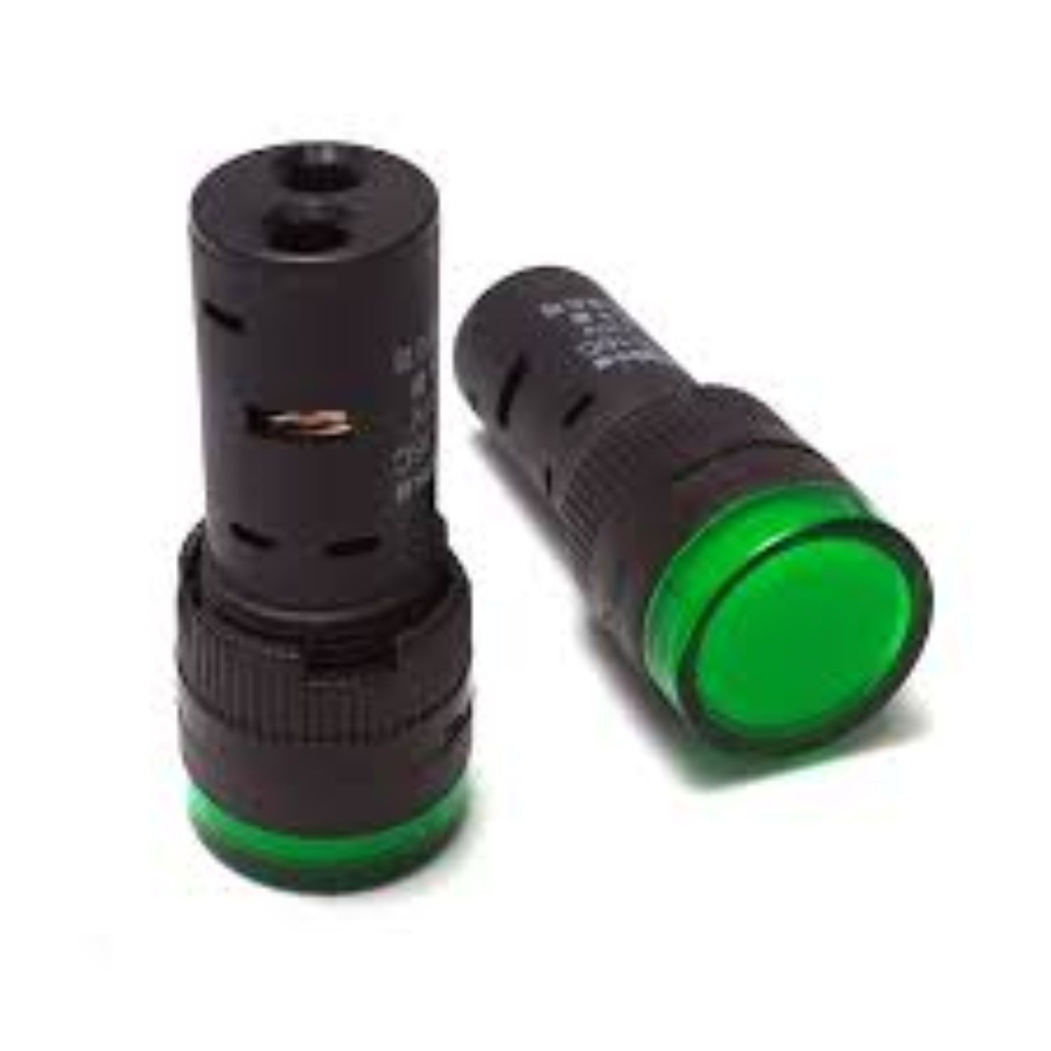 Pilot Panel Mount LED Indicator Light (16mm) green (Pack of 10 Pcs) - Image 2