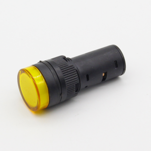 Pilot Panel Mount LED Indicator Light (16mm) yellow (Pack of 10 Pcs)