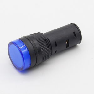 Pilot Panel Mount LED Indicator Light (16mm) blue (Pack of 10 Pcs)