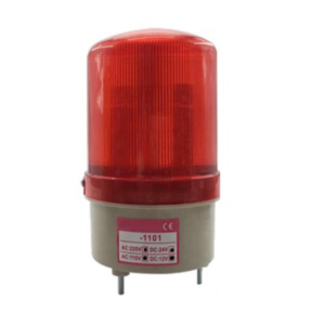 Revolving Warning Light (LTE-1101) Red (4 voltage in 1)