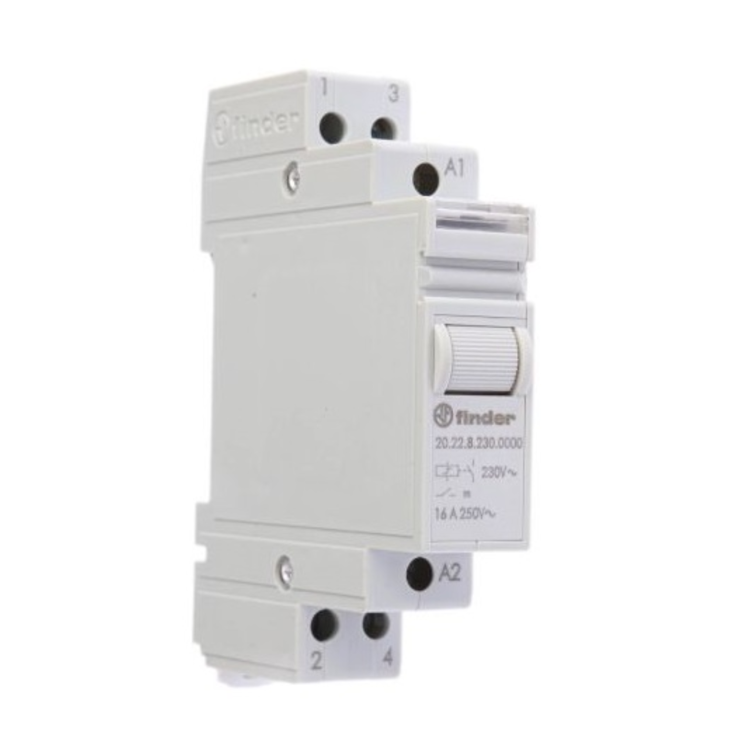 Finder (20.22) 16 Amp Latching (Step) Relay 230VAC (2 NO)