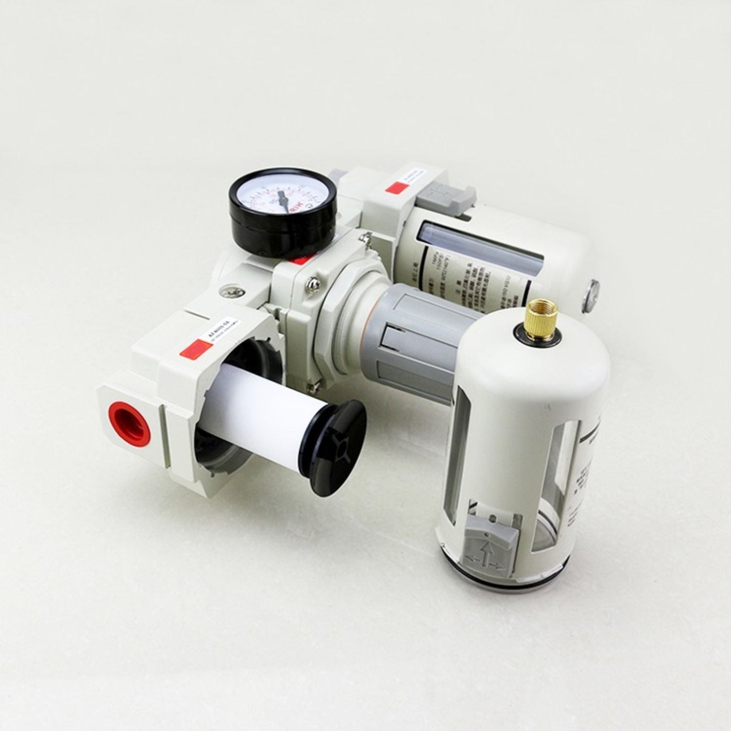 Pneumatic Regulator Filter (AC 3000-03) 3/8″ inch with Gauge - Image 2
