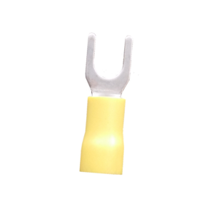 4mm U-type Yellow Insulated Thimble/ Cable Lug (Pack of 100 Pcs)