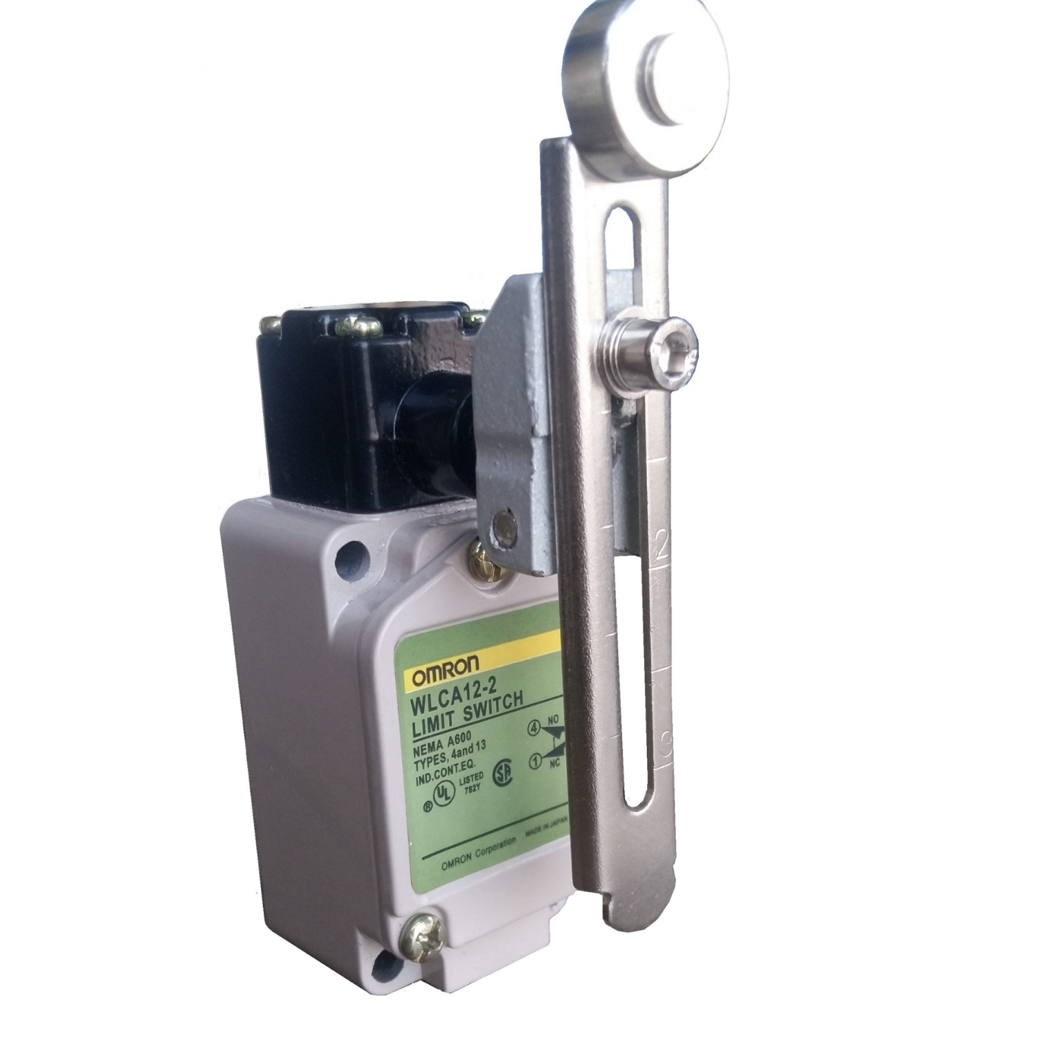 Omron Limit Switch WLCA12-2 (Wheel with Adjustable Lever Arm)