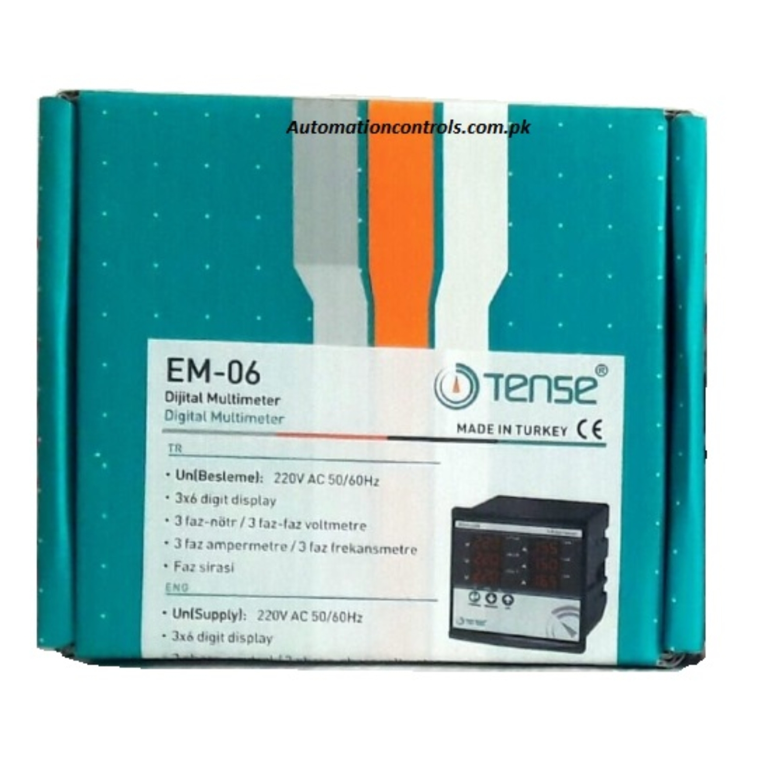 Tense (EM-06) 3 line Ampere and volt Digital multimeter (6 in 1 ) - Image 3