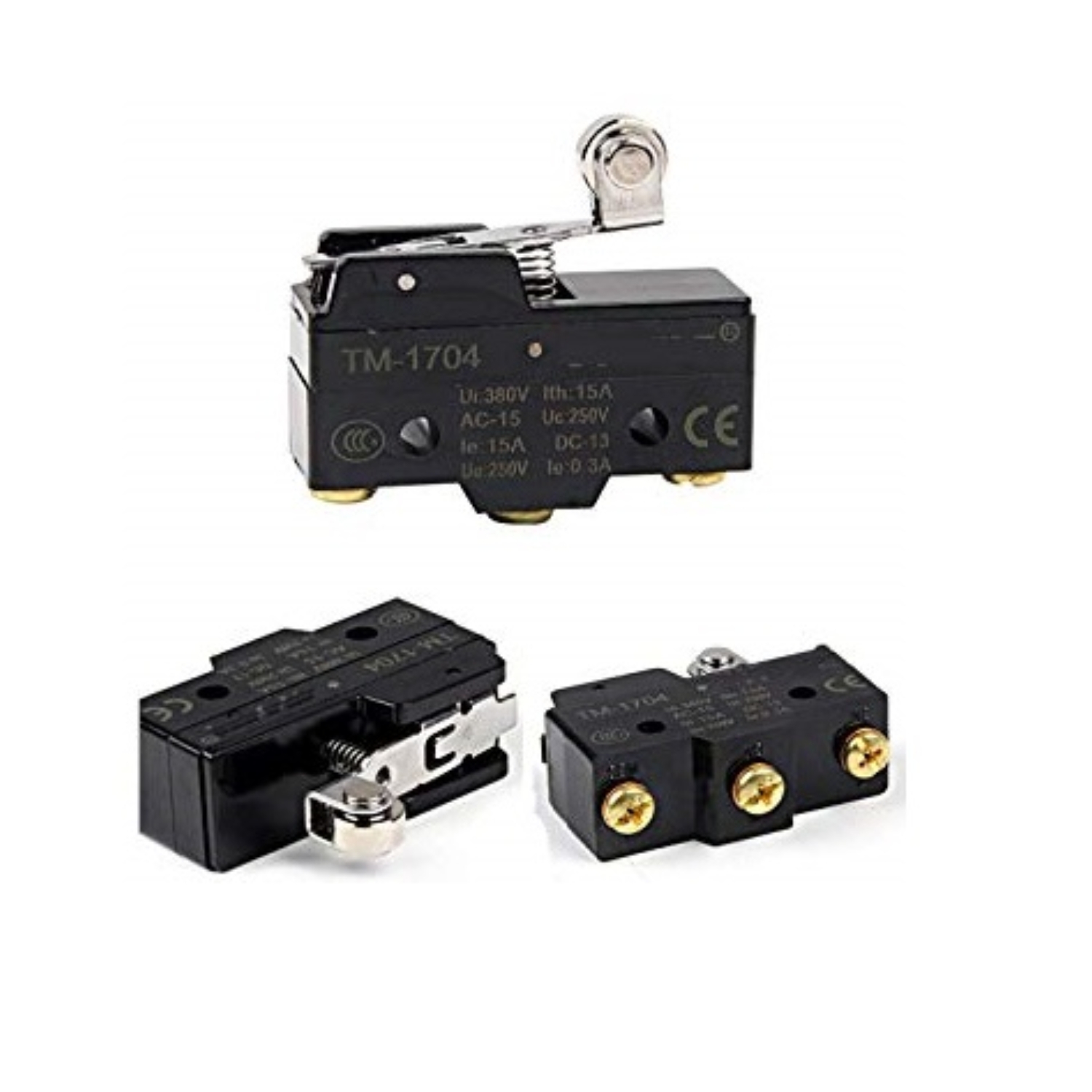 Micro Limit Switch (TM-1704) Roller Short Lever Arm (Heavy Duty) - Image 2