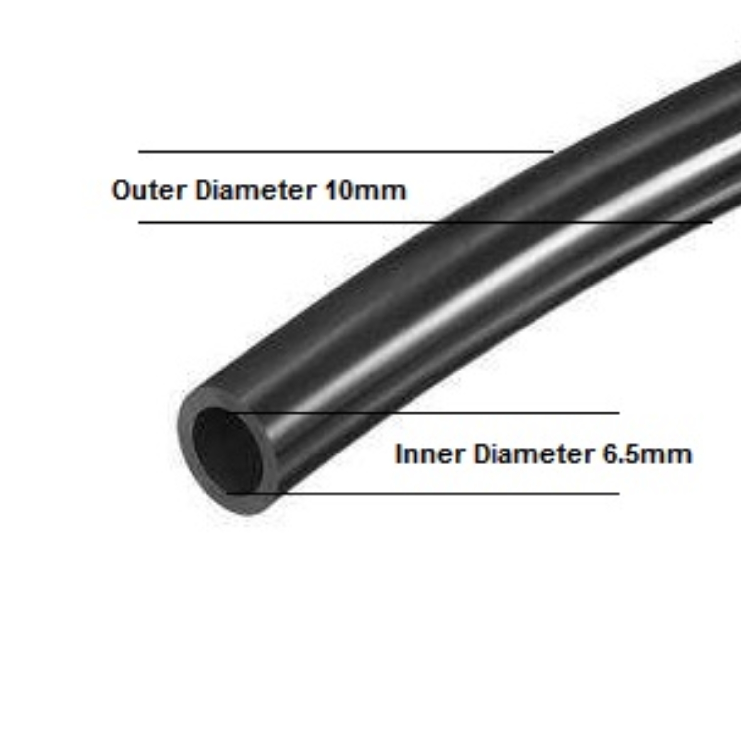 Pneumatic Pipe Roll 10mm Black (100 meter) - Image 2