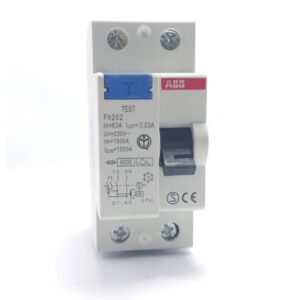 ABB ELCB Earth Leakage 2pole 63A Residual Current circuit breaker FH202
