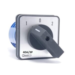 Camsco Rotary Change over Switch 40A 3pole ON/OFF/ON (1-0-2)
