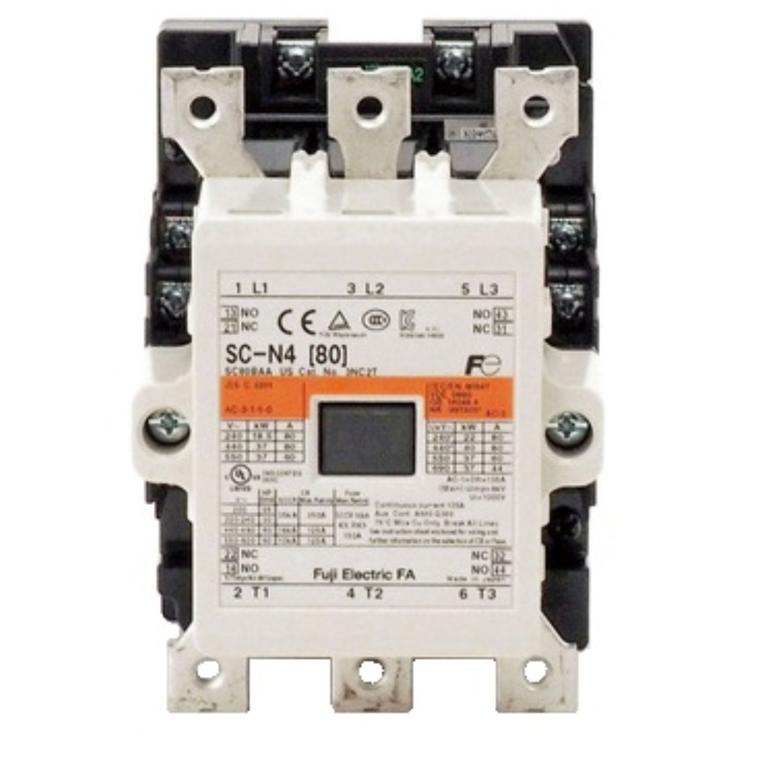 Fuji (SC-N4) Magnetic Contactor 3Pole+2NO/2NC (135 Amp) - Image 2